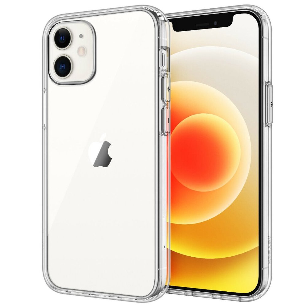 JETech Case for iPhone 12/12 Pro 6.1-Inch Shockproof Bumper Cover Clear